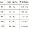 guia de talles Pasionaria